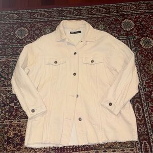 Zara Cream Corduroy Jacket
